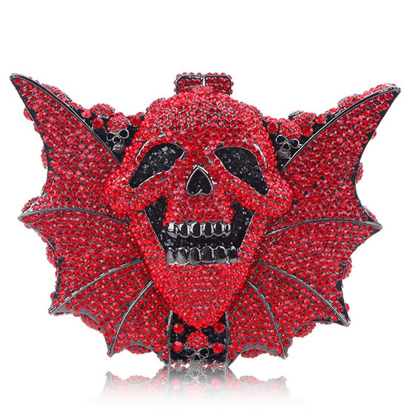 Halloween Crystal Women's Bag Skull Bat - 0 - Scribble Snacks