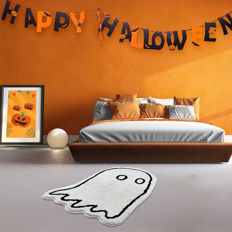 Halloween Cute Ghost Carpet Living Room - 0 - Scribble Snacks