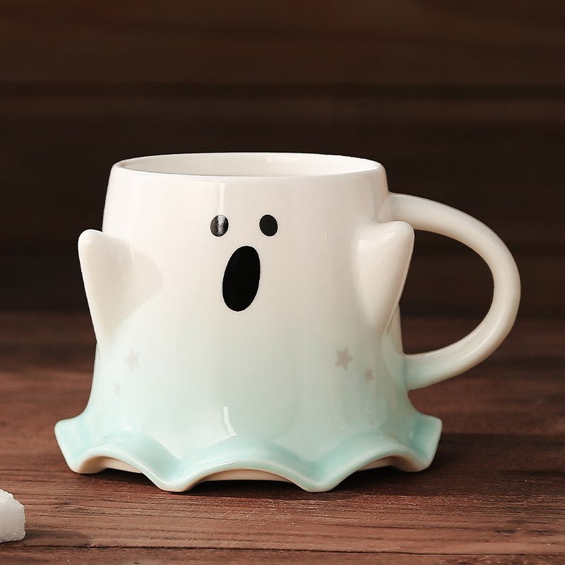 Halloween Cute Ghost Ceramic Cup - 0 - Scribble Snacks