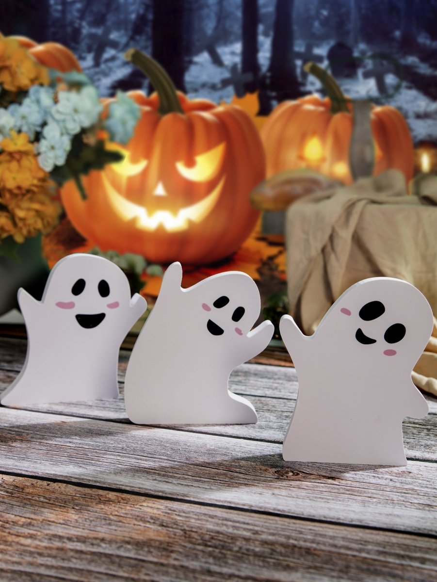 Halloween Cute Ghost Desktop Decoration - 0 - Scribble Snacks