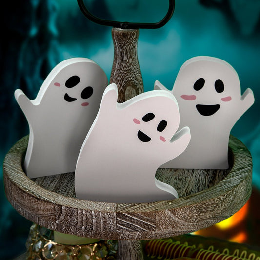 Halloween Cute Ghost Desktop Decoration - 0 - Scribble Snacks