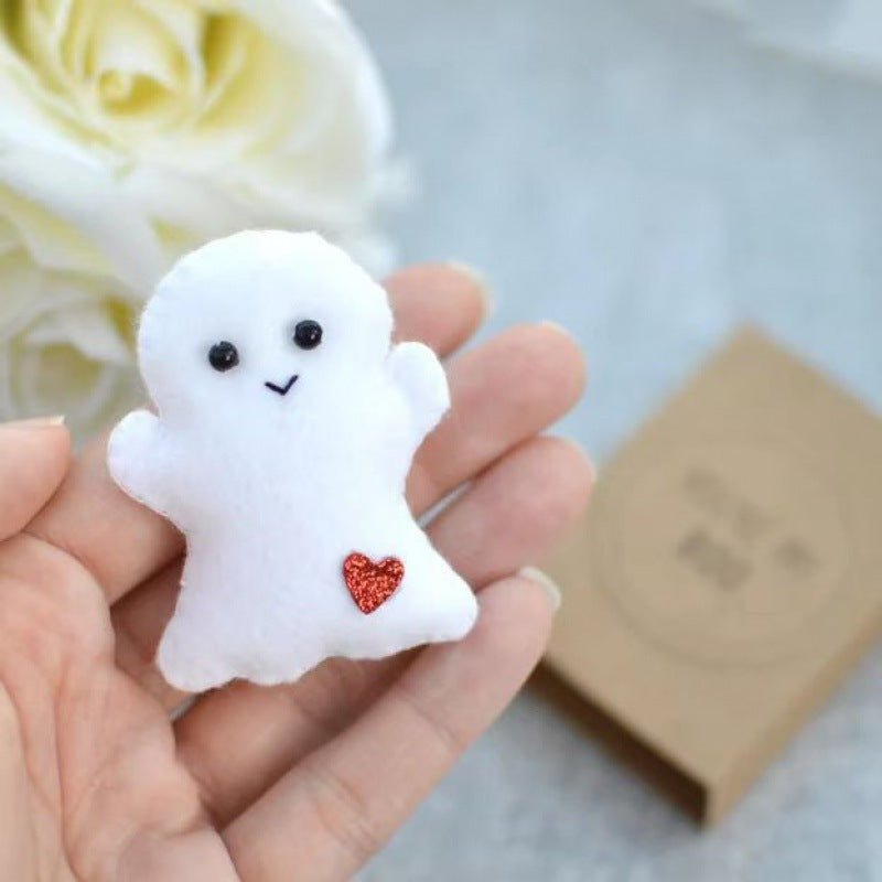 Halloween Cute Ghost Matchbox Gift Love Hug Mini Ghost Gift Band Greeting Card - 0 - Scribble Snacks