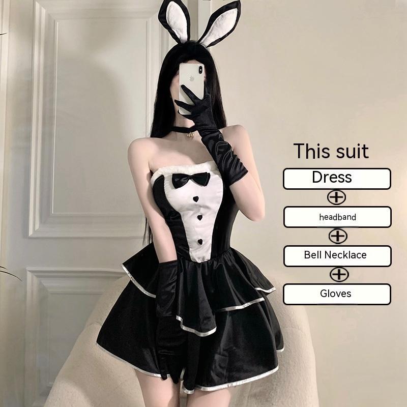 Halloween Cute Rabbit Large Maid Nightgown - 0 - Scribble Snacks