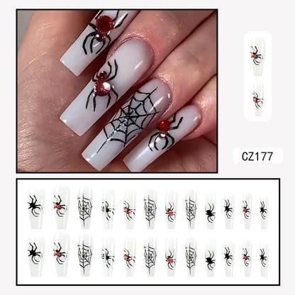 Halloween Dark Spider Wear Nail Patch - 0 - Scribble Snacks