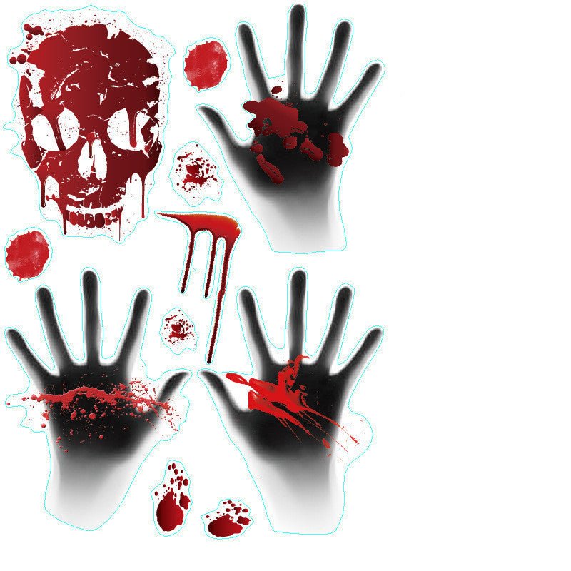 Halloween Decoration Bloodmark Wall Sticker Window Sticker - 0 - Scribble Snacks