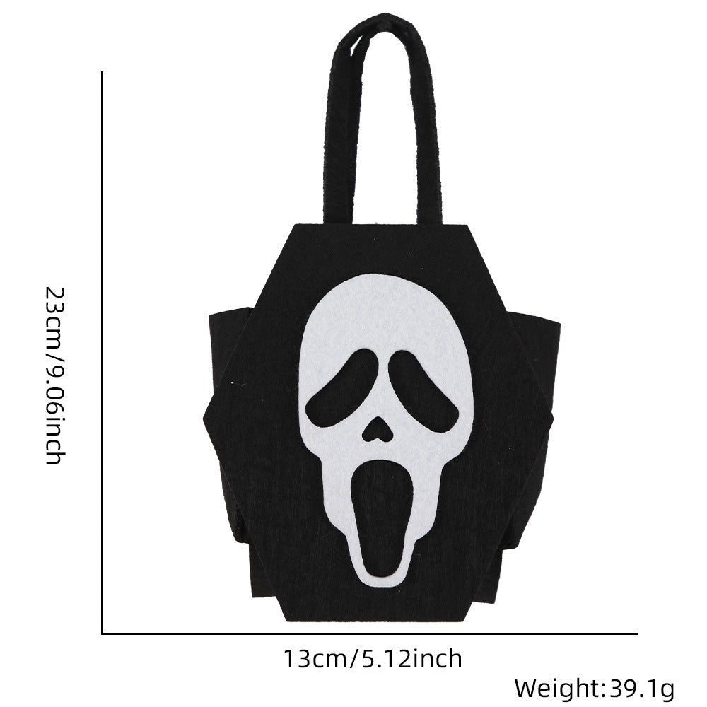 Halloween Decoration Candy Bag Ghost Festival Atmosphere Layout Props - 0 - Scribble Snacks