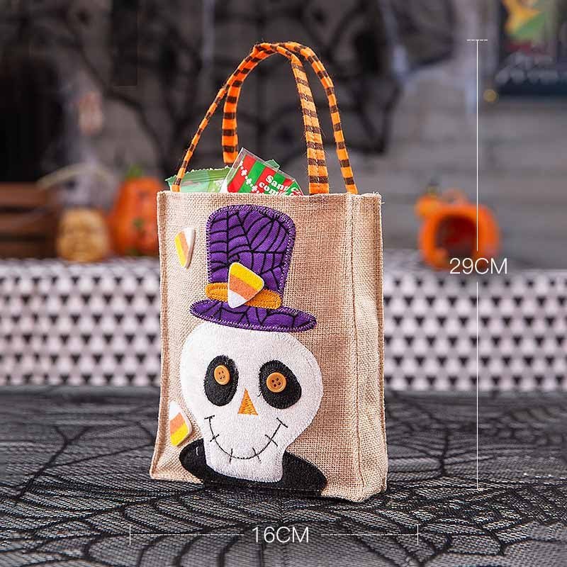 Halloween Decoration Candy Portable Pumpkin Bag - 0 - Scribble Snacks