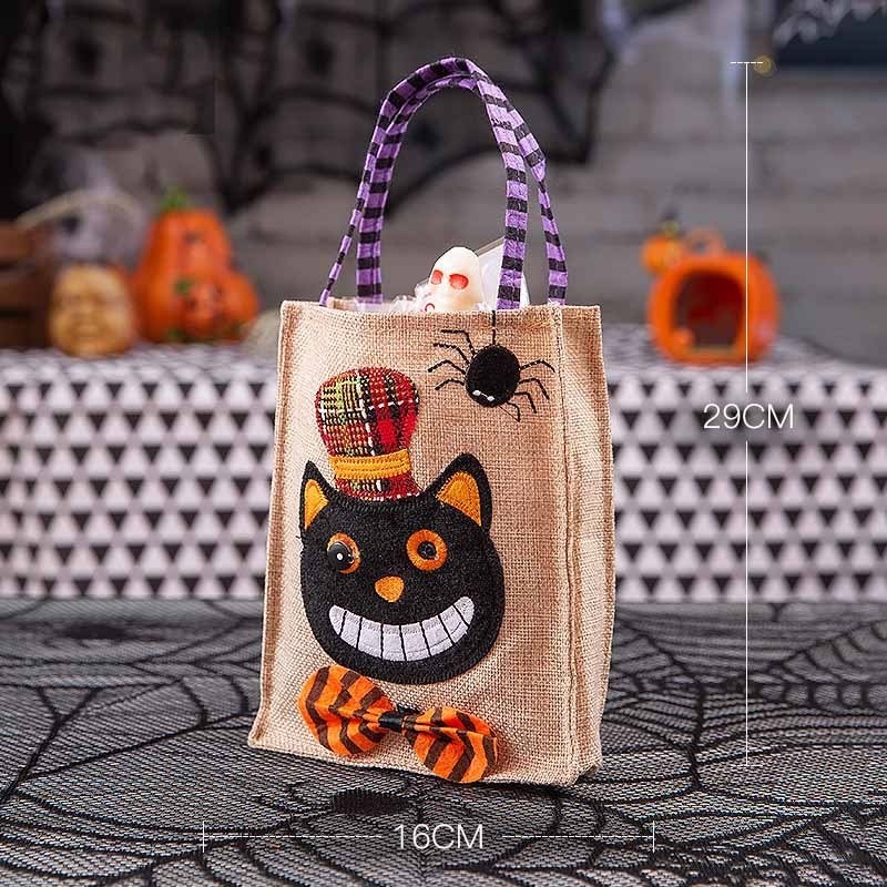 Halloween Decoration Candy Portable Pumpkin Bag - 0 - Scribble Snacks