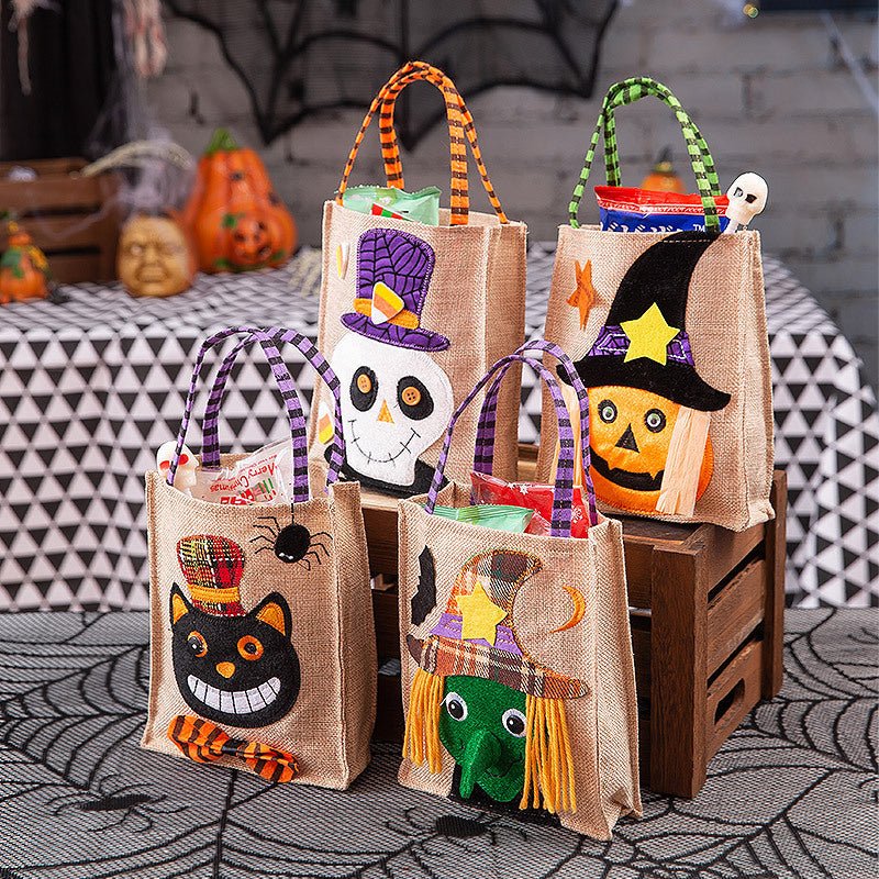 Halloween Decoration Candy Portable Pumpkin Bag - 0 - Scribble Snacks