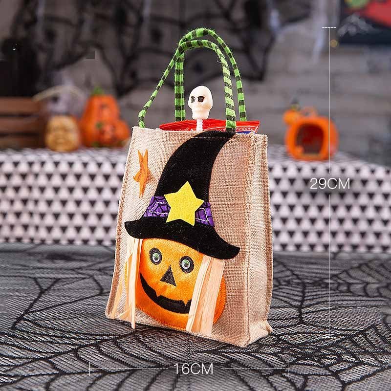 Halloween Decoration Candy Portable Pumpkin Bag - 0 - Scribble Snacks