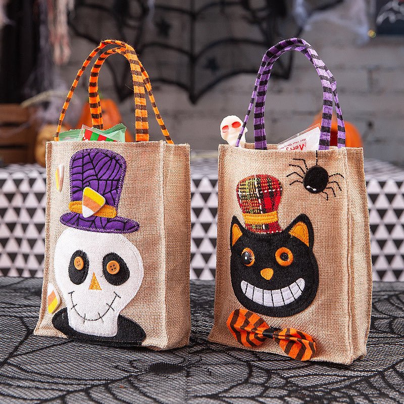 Halloween Decoration Candy Portable Pumpkin Bag - 0 - Scribble Snacks