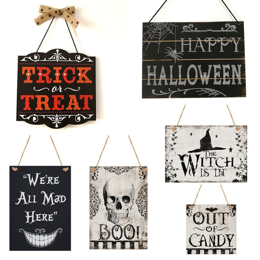 Halloween decoration hanging board - 0 - Scribble Snacks