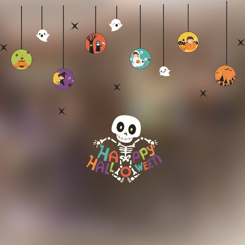 Halloween Decoration Kindergarten Stickers Glass Door - 0 - Scribble Snacks