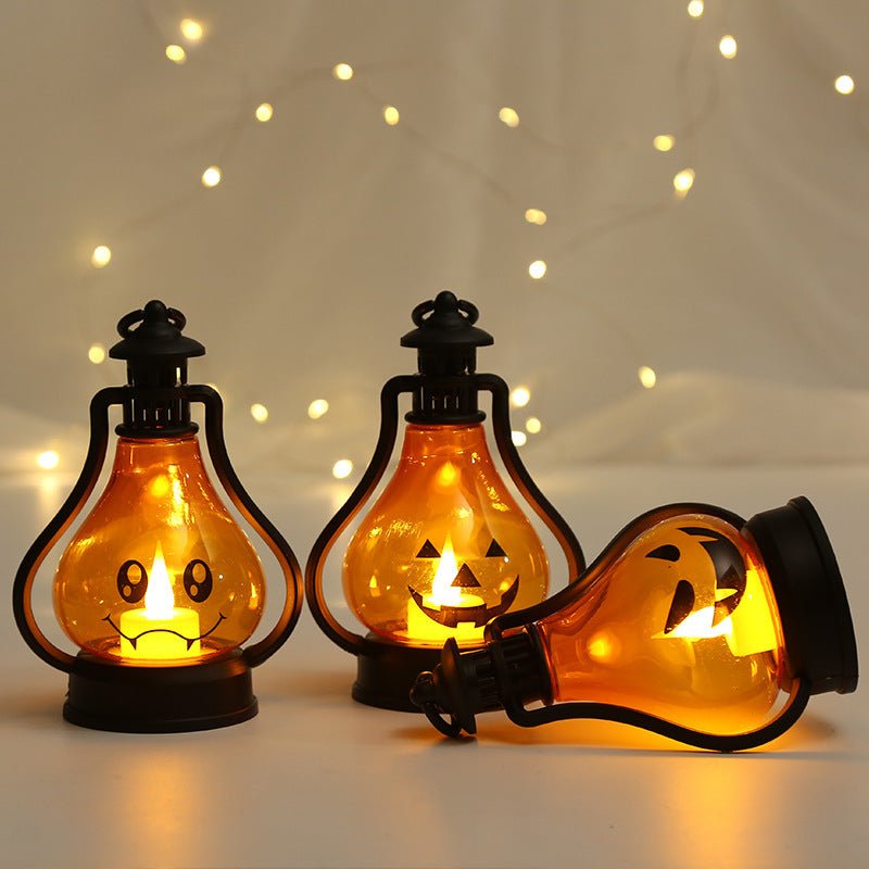 Halloween Decoration Led Electronic Candle Pumpkin - shaped Lights - 0 - Scribble Snacks