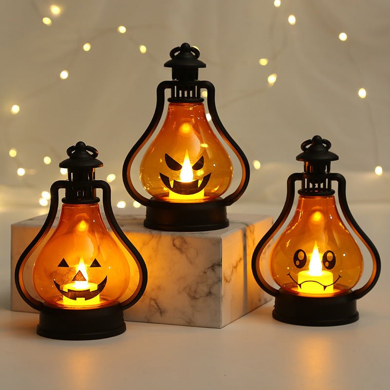 Halloween Decoration Led Electronic Candle Pumpkin - shaped Lights - 0 - Scribble Snacks