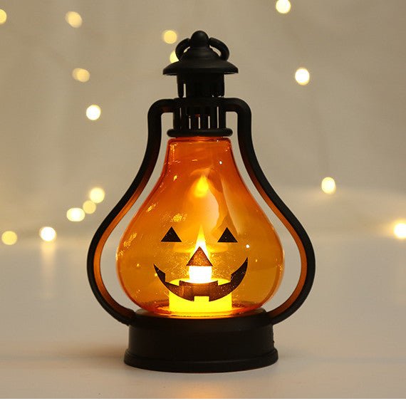 Halloween Decoration Led Electronic Candle Pumpkin - shaped Lights - 0 - Scribble Snacks