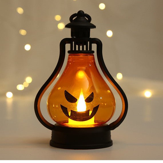 Halloween Decoration Led Electronic Candle Pumpkin - shaped Lights - 0 - Scribble Snacks