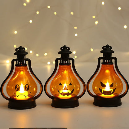 Halloween Decoration Led Electronic Candle Pumpkin - shaped Lights - 0 - Scribble Snacks