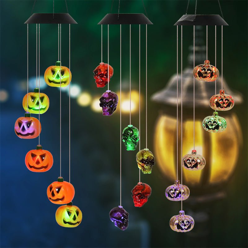 Halloween Decoration Led Solar Wind Chime Lamp - 0 - Scribble Snacks