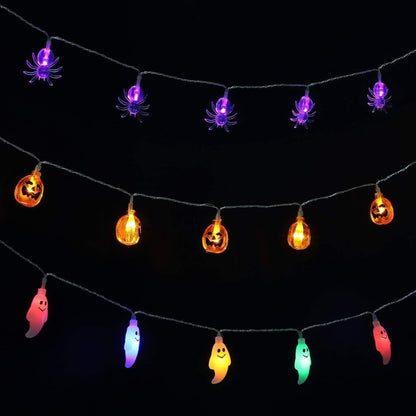 Halloween Decoration Lights Bat String Lights For Garden Gate Yard Halloween Christmas Decoration - 0 - Scribble Snacks