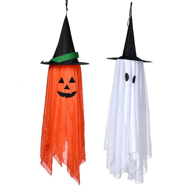 Halloween Decoration Props Pumpkin Cute Little Ghost Hat Ornament Venue - 0 - Scribble Snacks