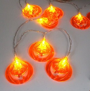 Halloween Decoration Pumpkin Light LED String Lights Lantern - 0 - Scribble Snacks