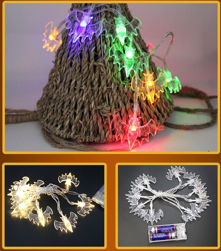 Halloween Decoration Pumpkin Light LED String Lights Lantern - 0 - Scribble Snacks