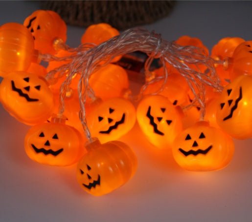 Halloween Decoration Pumpkin Light LED String Lights Lantern - 0 - Scribble Snacks