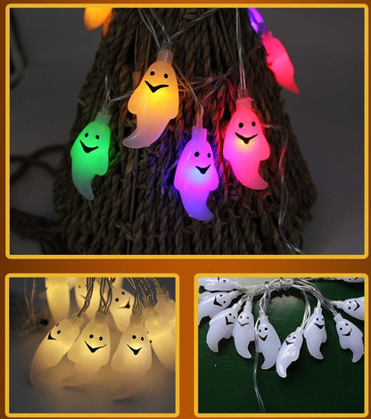 Halloween Decoration Pumpkin Light LED String Lights Lantern - 0 - Scribble Snacks