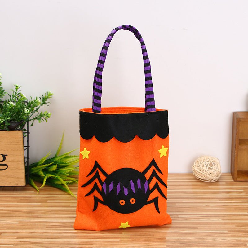 Halloween Decoration Pumpkin Nonwoven Candy Bag - 0 - Scribble Snacks