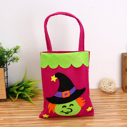 Halloween Decoration Pumpkin Nonwoven Candy Bag - 0 - Scribble Snacks