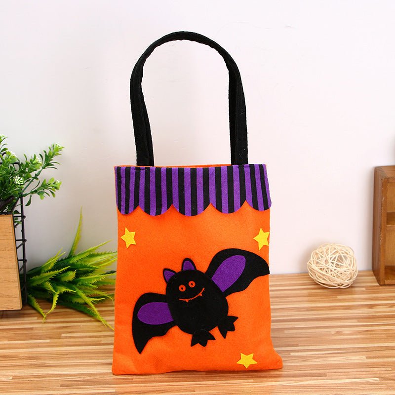 Halloween Decoration Pumpkin Nonwoven Candy Bag - 0 - Scribble Snacks