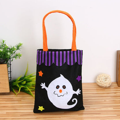 Halloween Decoration Pumpkin Nonwoven Candy Bag - 0 - Scribble Snacks