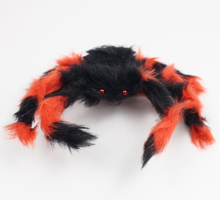 Halloween Decoration Spider Plush Spider Web - 0 - Scribble Snacks