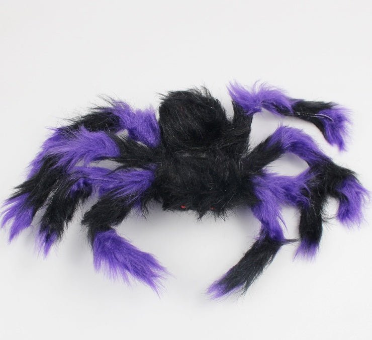 Halloween Decoration Spider Plush Spider Web - 0 - Scribble Snacks