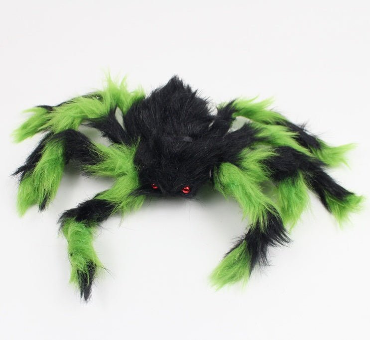 Halloween Decoration Spider Plush Spider Web - 0 - Scribble Snacks