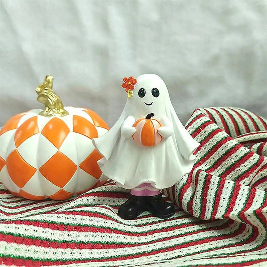 Halloween Decorations Cute Ghost Desktop Ornaments - 0 - Scribble Snacks