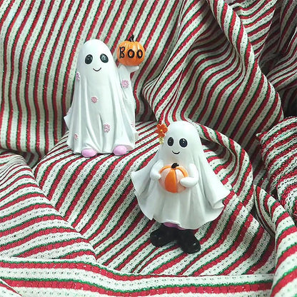 Halloween Decorations Cute Ghost Desktop Ornaments - 0 - Scribble Snacks