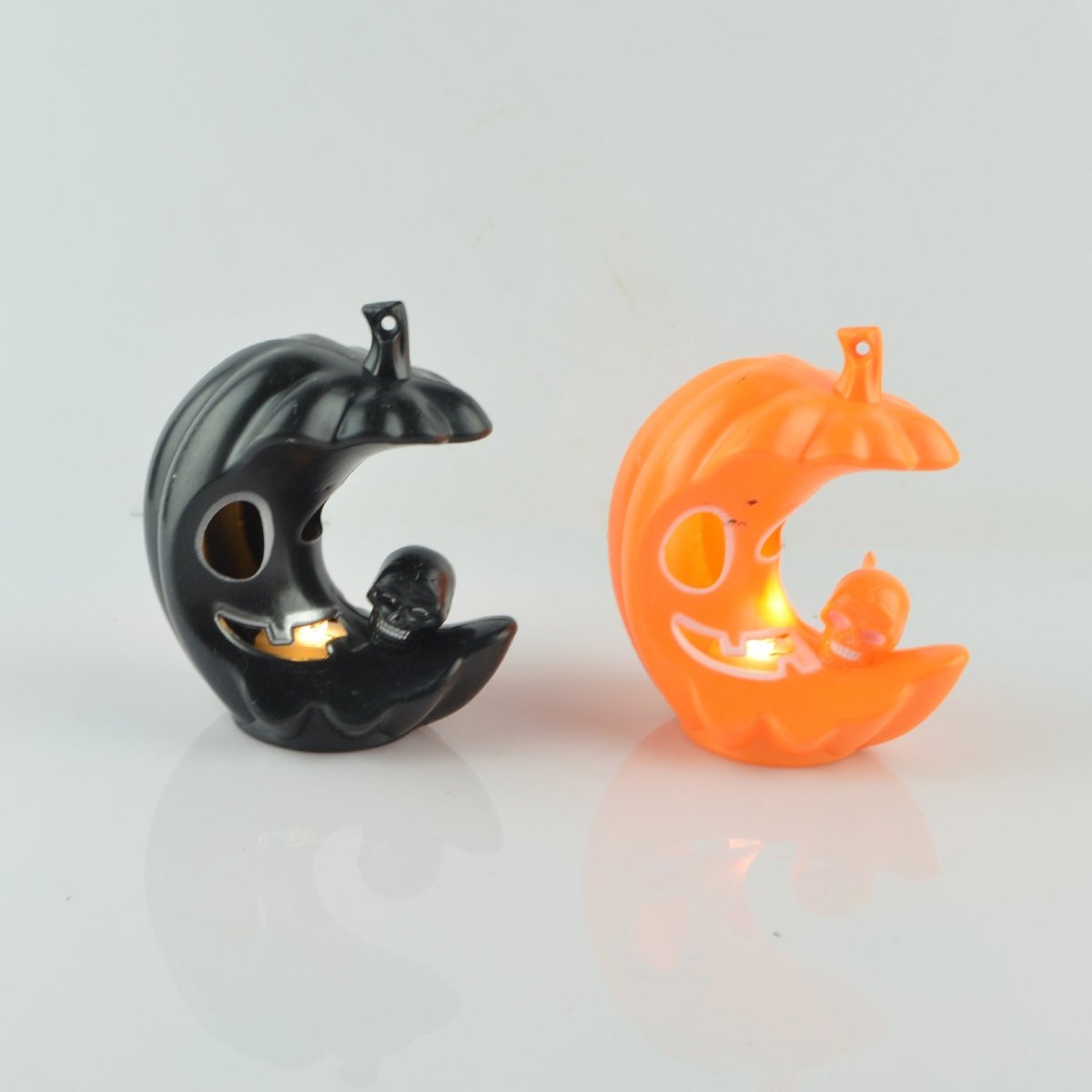 Halloween Decorative Pumpkin Moon - light Lamp - 0 - Scribble Snacks