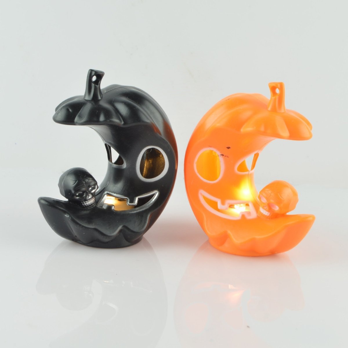 Halloween Decorative Pumpkin Moon - light Lamp - 0 - Scribble Snacks