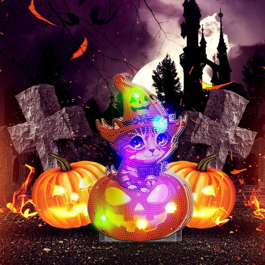 Halloween DIY Decoration Lamp Pumpkin Head - 0 - Scribble Snacks