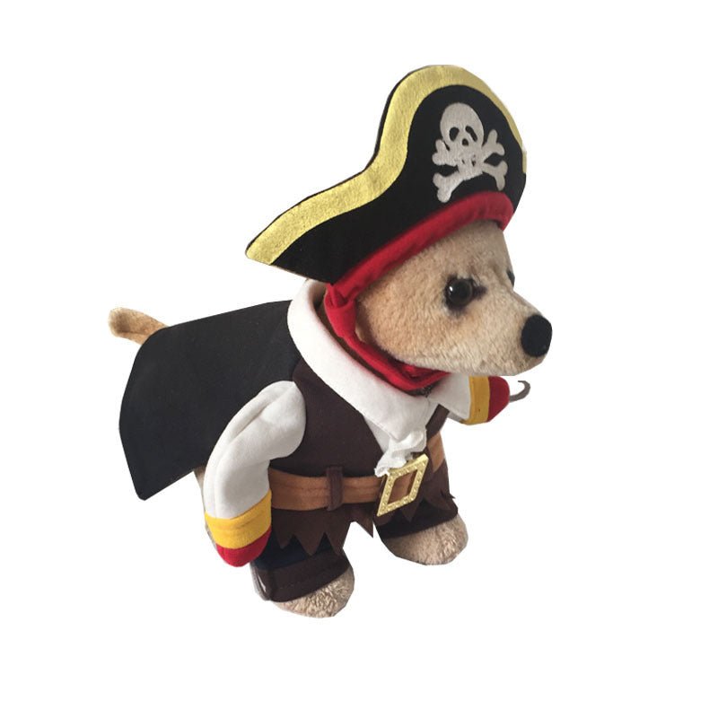 Halloween dog clothes funny clothes pirate clothes pet dress up foreign trade dog clothes - 0 - Scribble Snacks