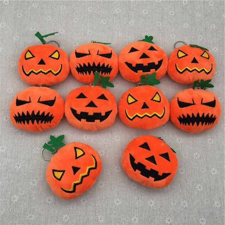 Halloween Doll Funny Pumpkin Plush Toy - 0 - Scribble Snacks