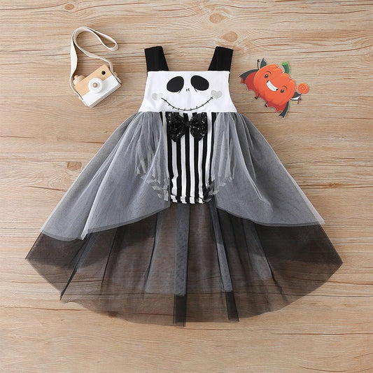 Halloween Dress European And American Cute Net Yarn Childrens Skirt - 0 - Scribble Snacks