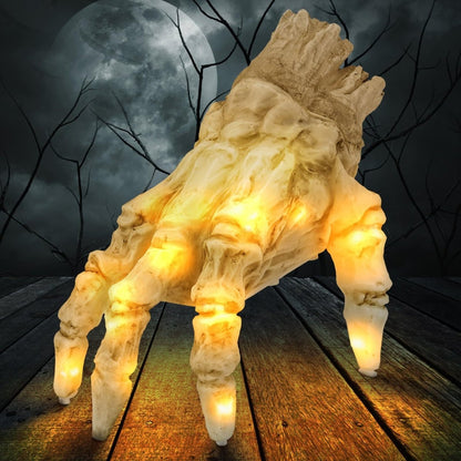 Halloween Electric Luminous Crawling Hand Animated Decoration Induction Luminous Decoration Zombie Hand With Spooky Sound - 0 - Scribble Snacks