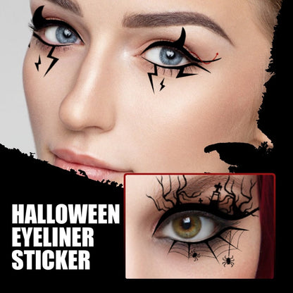 Halloween Eyeliner Stickers Party Makeup Tools - 0 - Scribble Snacks