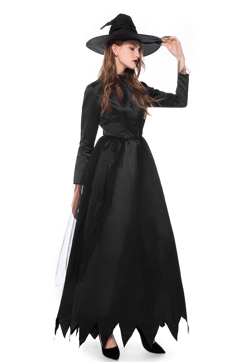 Halloween Fashion Black Witch Costume Suit - 0 - Scribble Snacks