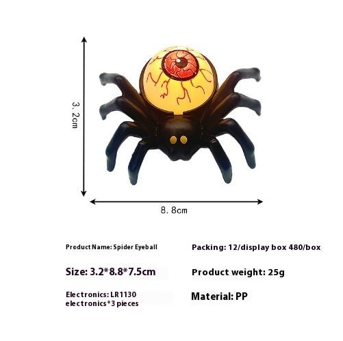 Halloween Festival Atmosphere Creative Halloween Spider Candlestick Ornaments - 0 - Scribble Snacks