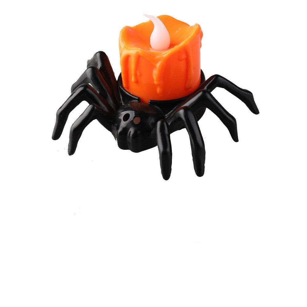 Halloween Festival Atmosphere Creative Halloween Spider Candlestick Ornaments - 0 - Scribble Snacks