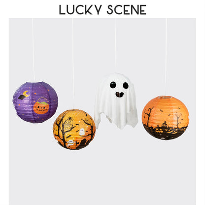 Halloween Festive Lantern Set - Halloween - Lanterns & Candle Holders - Scribble Snacks